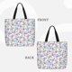 thumbnail image 2 of Easygdp Butterflies on Polka Dots Bolsa Tote para Mujer, Bolso de Hombro para Trabajo, Playa, Viajes, Compras y Supermercado, 2 of 7