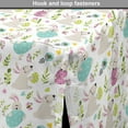 thumbnail image 4 of Insects Dog Crate Cover, Easter Themed Happy Bunny Flowers Eggs Butterflies, Easy to Use Pet Kennel Cover for Medium Large Dogs, 35" x 23" x 27", Multicolor, by Ambesonne, 4 of 6