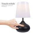 thumbnail image 4 of UPOUART Small Bedside Table Lamp Cloth Black 1Pc Modern Indoor Use Lamp, 4 of 4