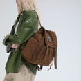 thumbnail image 5 of HAHUT Gothic Backpack for Women & Men, Large Capacity Commuter Daypack for Travel Work College Daily Use (Brown), 5 of 9