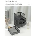 thumbnail image 4 of TaTaai 4-Tier Mesh Desk Organizer with 3 Drawer Office Desktop Organizers and Accessories Stationery Caddy for Office, Home, 4 of 7
