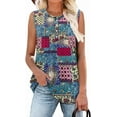 thumbnail image 2 of KISSMODA Women's Tank Tops V Neck Casual Sleeveless Tops for Women 2025 Basic Trendy Tank Oversized Summer Blouses S-3XL, 2 of 5