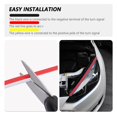 24" DRL LED Lights OIF8 for Cars,Dual Color Dynamic LED Strip Car