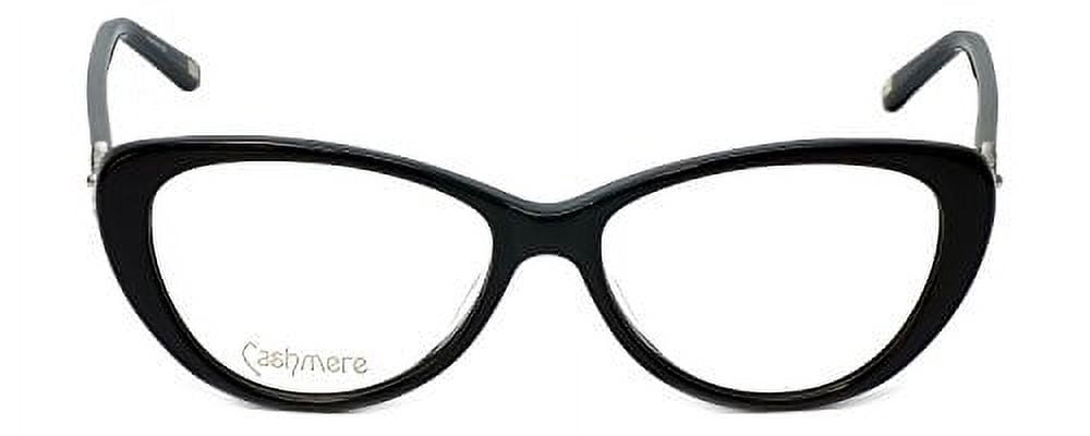 Silver Dollar Designer Reading Glasses Cashmere 456 53mm in Caviar +3.25