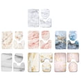 thumbnail image 3 of mmirethe 3x Easy To Clean Bathroom Rug Set Waterproof And Non-Slip Bath Mat Set Eco-friendly Polyester Modern Y181009-C003, 3 of 6