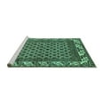 thumbnail image 2 of Ahgly Company Machine Washable Indoor Rectangle Southwestern Turquoise Blue Country Area Rugs, 2' x 5', 2 of 4