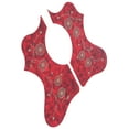 thumbnail image 2 of Acoustic Guitar Pickguard Pack, Plastic Pickguard Plate Acoustic Guitar Pick Guard Accessory Guitar Guard  For Professional For Beginner Black,White,Red,Brown, 2 of 8