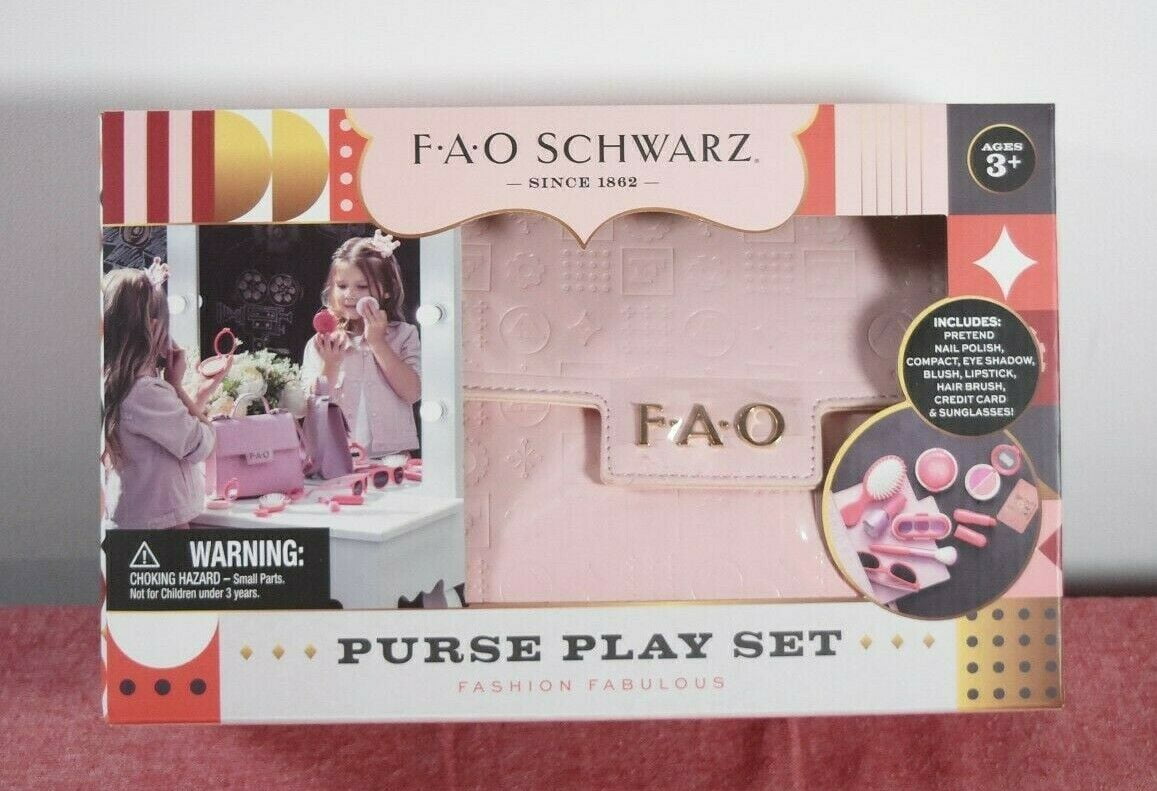 FAO Schwarz Glamour Purse Play Set Fashion Fabulous