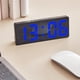 thumbnail image 5 of Reloj despertador digital Simples LED con pantalla digital grande, reloj despertador de moda, totalmente funcional, para escritorio, mesita de noche, estudio, cocina, reloj con marco negro., 5 of 7
