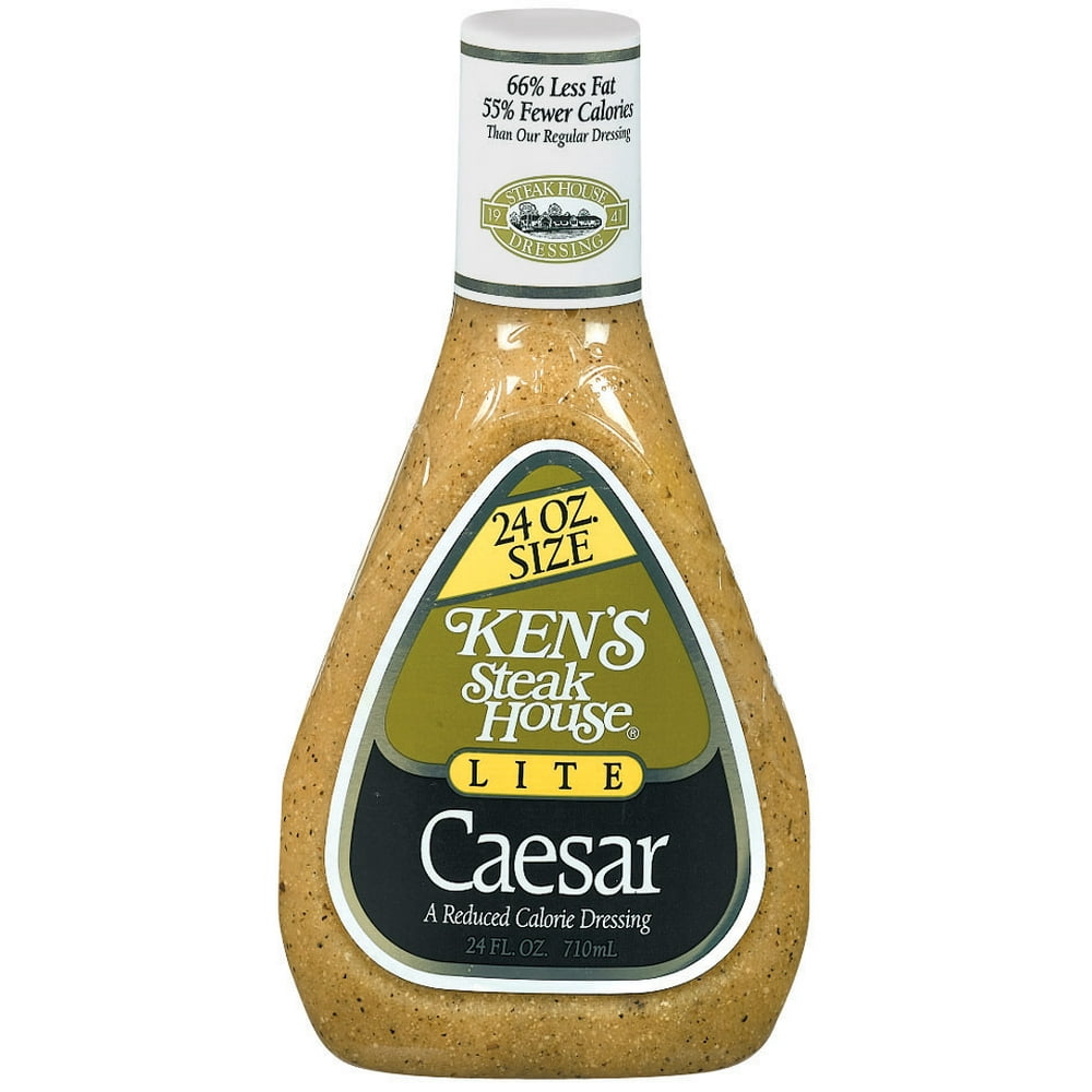 Ken's Steakhouse Lite Dressing, Caesar, 24 Fl Oz