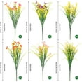 thumbnail image 2 of Artificial Flowers Outdoor No Fade UV Resistant Fake Plastic Flowers Faux Plants for Garden Patio Porch Window Box Home Wedding Farmhouse Hanging Décor, 2 of 5