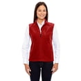 thumbnail image 1 of Ash City 78191 Ladies Journey Fleece Vest -Classic Red -X-Small, 1 of 2