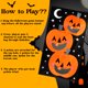 thumbnail image 4 of OurWarm Pumpkin Bean Bag Toss Game Halloween Throwing Games with 3 Bean Bags Pumpkin Castle Moon Bean Bag For Kids Toys Games, 4 of 4