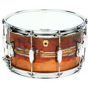 Ludwig LB508R Bronze Phonic 8x14 "RAW" Natural Patina Shell, Imperial Lugs Snare Drum
