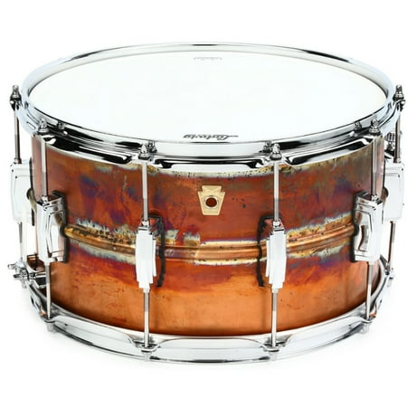 Ludwig LB508R Bronze Phonic 8x14 "RAW" Natural Patina Shell, Imperial Lugs Snare Drum