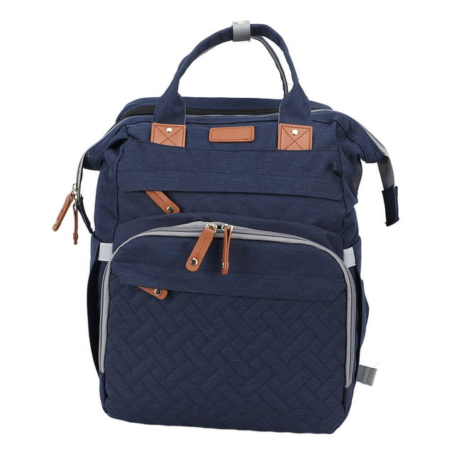 Diaper Bag Foldable Multifunctional Baby Diaper Backpack with USB Charging Port for Travel