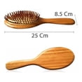 thumbnail image 4 of Cepillo De Bambú Cepillo Madera Natural Biodegradable Cepillo para el Cabello Hecho de Bambú - Cepil, 4 of 7