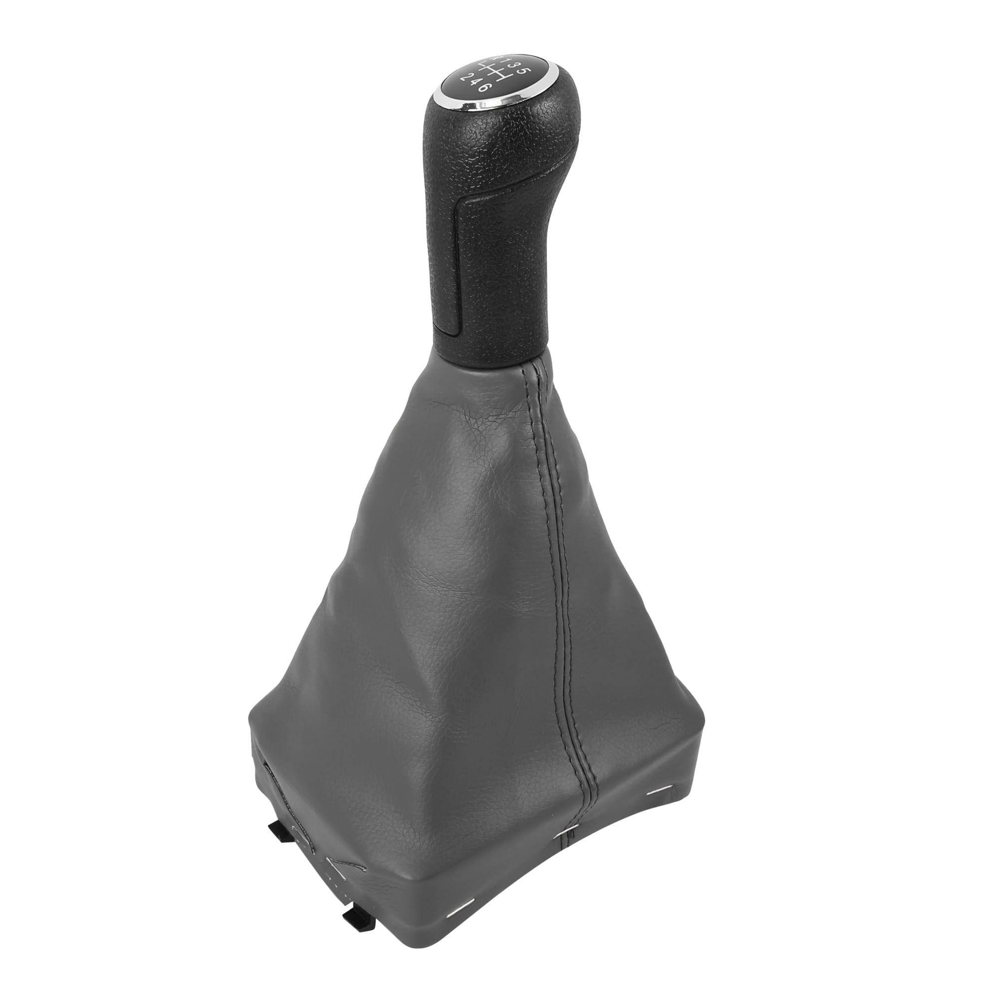 6 Speed Gear Shift Knob Gaiter Boot Cover Gray for VW Polo 9N 9N2 2002