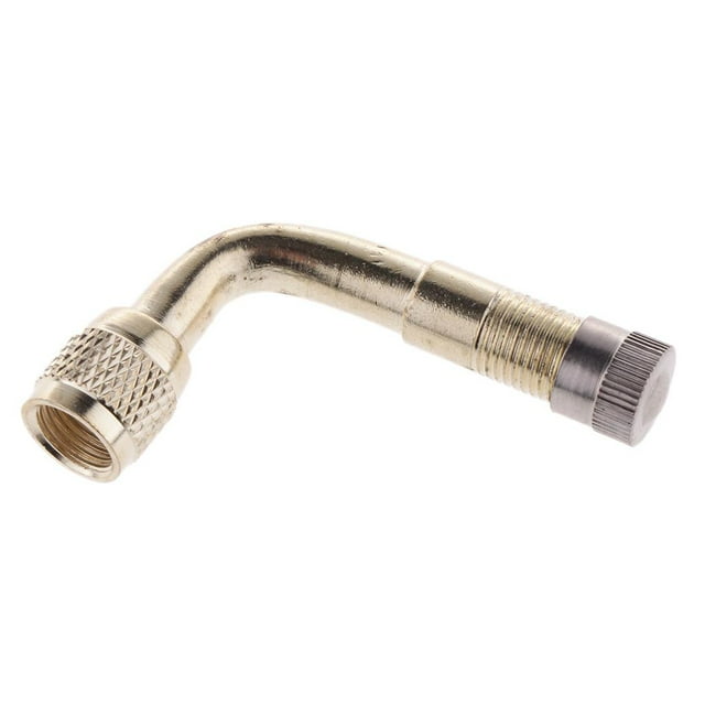 Adaptador Doblado En ángulo De La Extensión De La Válvula Del Neumático Del Neumático De Para La Motocicleta 90 grados Yotijar Tallo de la válvula de neumático de la rueda del neumático