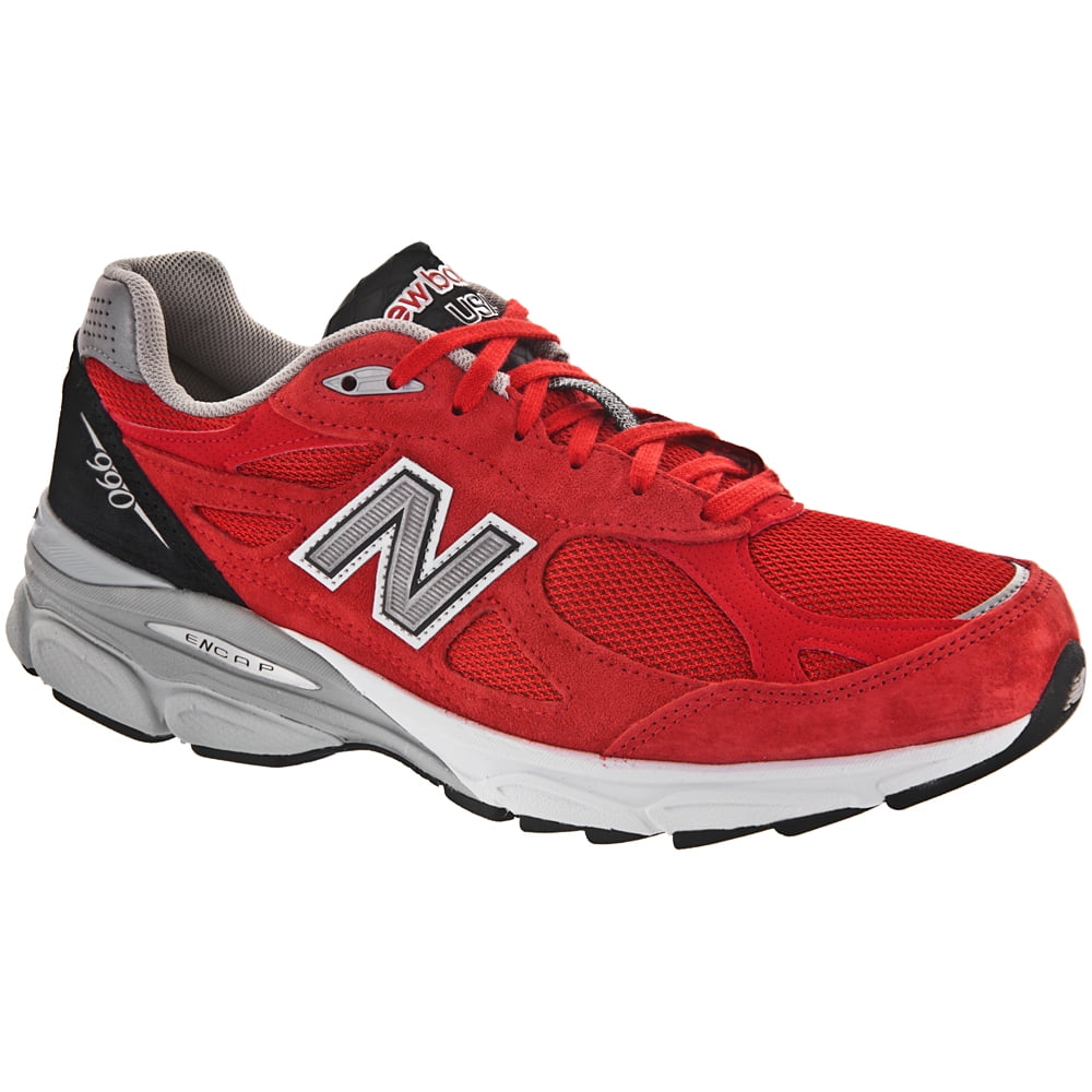 New Balance - Men's 990 V3 Running M990RW3 Red/Black/White - Walmart.com - Walmart.com
