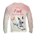 thumbnail image 2 of Every Fart is Love Note Bull Terrier Guilty Face Happy Valentine's All Over Print 3D Sweatshirt Unisex Merch Bully Dog Lovers Gifts Idea - 01016, 2 of 6