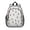 Princess and Fairy, variant on Princess and Castle Black Pattern Backpack for School, Cute School Bag with Adjustable Shoulder Straps and Padded Back, 15"x11.42"x5.5"