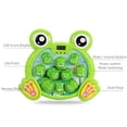 thumbnail image 4 of Juguetes para niños de 2 3 4 5 años, juguetes para niños de 2 a 4 años, juego Whack A Frog, 38 niveles, regalos de juguetes para bebés para el aprendizaje temprano, regalo de cumpleaños para niños pe, 4 of 4