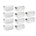 thumbnail image 1 of Sterilite 4 Sets of 116-Quart & 6 Sets of 18-Quart Latch Lid Tote, 1 of 11