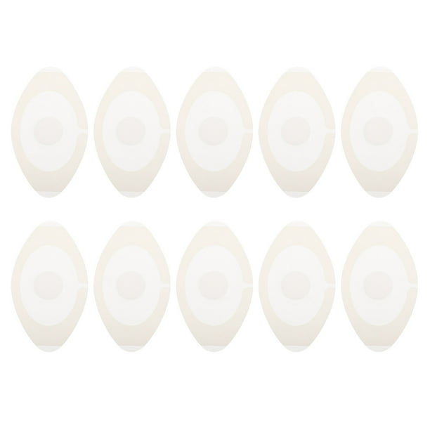 EeaseMX 10 parches desechables para el ombligo del bebé, ideales para nadar (blancos)