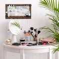thumbnail image 4 of Costway Wall Mounted Jewelry Organizer Vintage Wood Jewelry Holder Hanger Rack, 4 of 10