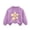 Purple, variant on Zpanxa Girls Western Style Long Sleeve Print Base Shirt Casual Sweatshirts Top for Daily School Wear