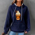 thumbnail image 2 of Dyegold Sweatshirts Women Pumpkin Plus Size Pullover Tops Clearance Prime Fashion Hooded Teen Girls Hoodies Winter Fall Sweatshirts Long Sleeve Graphic Sweaters Ladies Casual Waffle Shirts, 2 of 3