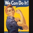 thumbnail image 3 of CafePress - We Can Do It WWII T Shirt - Women's Traditional Fit Dark T-Shirt, 3 of 4
