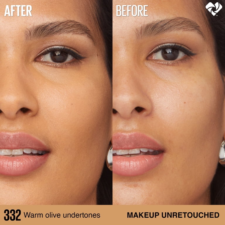 Maybelline Super Stay Lumi-Matte Foundation Makeup, 332, 1 fl oz