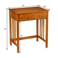thumbnail image 4 of Convenience Concepts Designs2Go 30 inches Tall Mission Desk with Keyboard Drawer, Oak, All Ages, 4 of 7