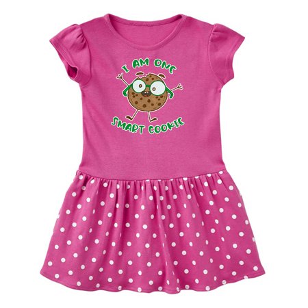 

Inktastic I Am One Smart Cookie Gift Toddler Girl Dress