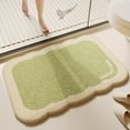 thumbnail image 1 of Xihbxyly Alfombra de Lana de Oveja Sintética Color Crema, Suave Poliéster Antideslizante, Absorbente de Agua, Ideal para Baño o Entrada, Estilo Moderno y Elegante, Tacto Agradable, Tamaño 50 X 80 Cm., 1 of 6