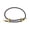 Coffee color, variant on lanema Unisex Adjustable Steel Rope Bracelet with Metal Clasp Stylish Wristband Minimalist Couple Jewelry for Men Women