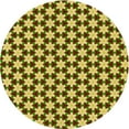 thumbnail image 1 of Ahgly Company Machine Washable Indoor Round Transitional Saddle Brown Area Rugs, 3' Round, 1 of 7