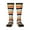 2 Black-1, variant on Colorful Pastel Stripes print thigh-high socks, crafted for both men and women with a stretchy, high-opaque design perfect for daily wear