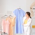 thumbnail image 4 of WYDK 100/200 Premium Non Slip Flocked Velvet Hangers 360 Degree Suit/Shirt Save space, organize clothes (Grey 100Pack), 4 of 13