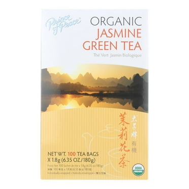 Beautops Prince of Peace Organic Green Tea Jasmine - 100 Tea Bags - 0828178