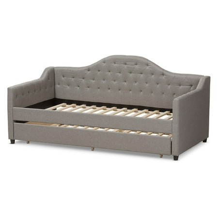Baxton Studio Perry Modern and Contemporary Daybed with Trundle, Multiple Colors