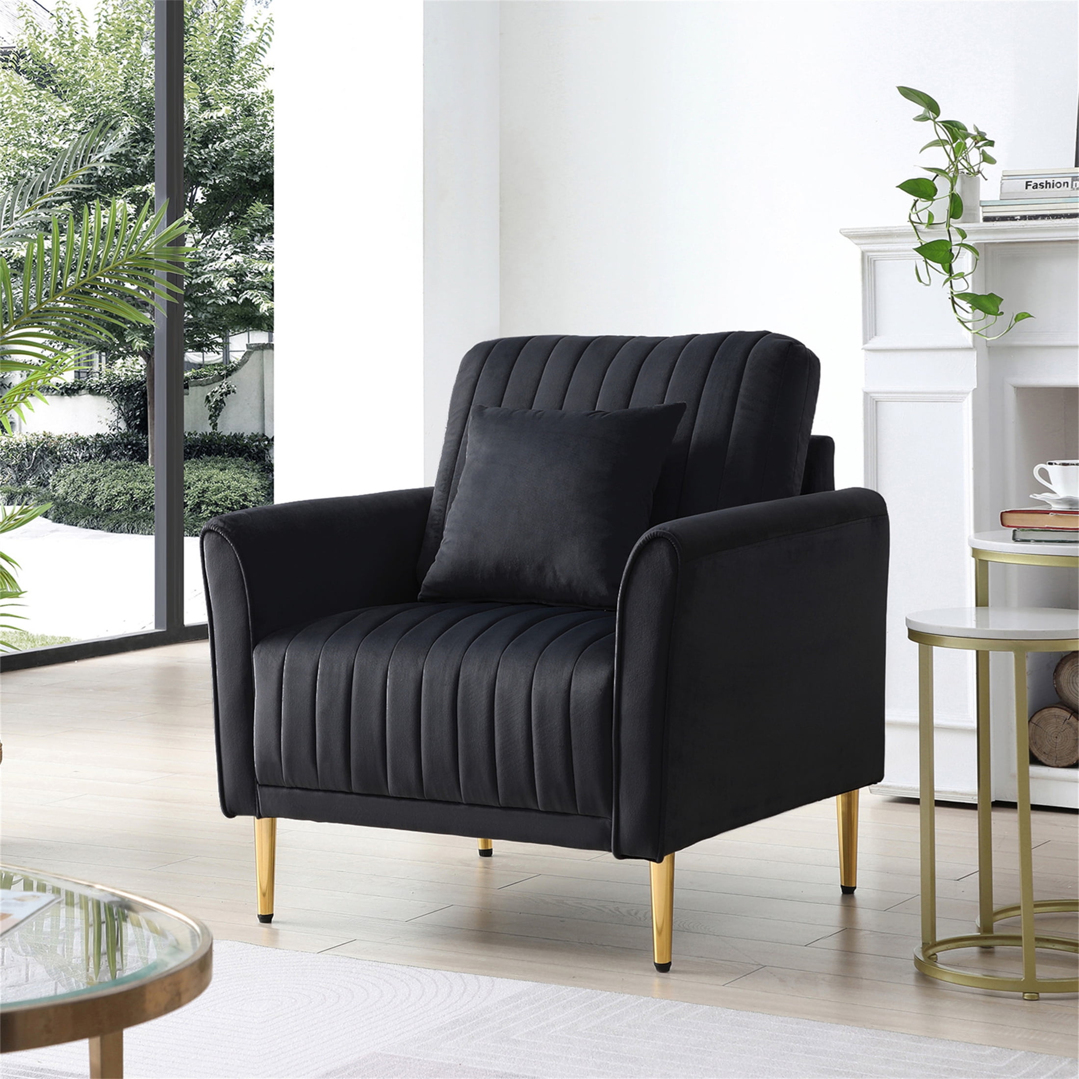 Overstuffed Velvet Chair atelieryuwa.ciao.jp