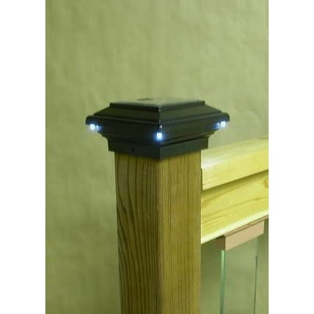 

Codllyne Deck Lighting Aries Solar Deck Light 4 Post 1W LED Black