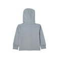 thumbnail image 2 of Hanes Pure Comfort Baby Lightweight French Terry Full-Zip Hoodie, Organic Cotton, Boys & Girls Silver Spotlight 6MTH, 2 of 3