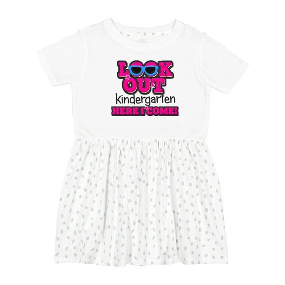 Inktastic Look out Kindergarten Here I Come Girls Toddler Dress