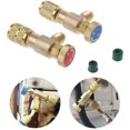 thumbnail image 1 of Válvula de seguridad de llenado de refrigerante Conexión rápida Aire acondicionado Adaptador de conexión R410a R22, 1 of 5