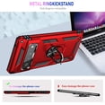 thumbnail image 2 of for Google Pixel 6 Pro 5G Full Body Hybrid Shockproof Bumper Cover Case, (Red), 2 of 11