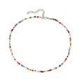 thumbnail image 1 of LYMAYTER Collier Léger Collier pour Femmes - Perles Colorées, Fausse Perle, Style Bohème, 1 of 4